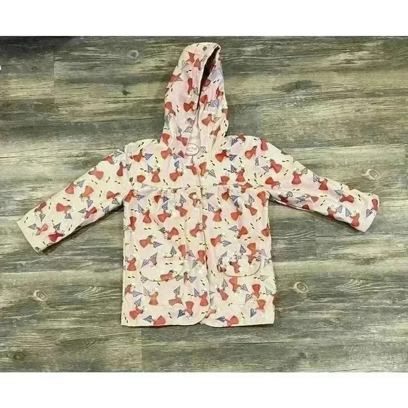 Powell Craft Other - Girls Powell Craft Raincoat Sz 4-5 Vintage Inspired Print